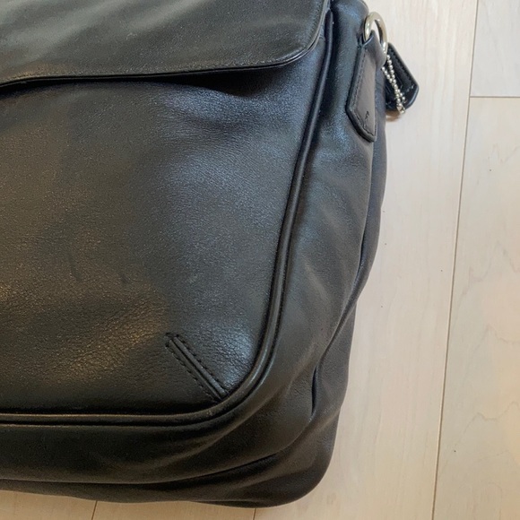 Like new COACH black leather briefcase Briefcases